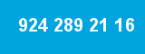 924 289 21 16 924 289 21 16